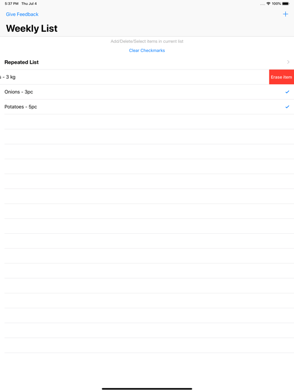 Screenshot #5 pour WeeklyList!