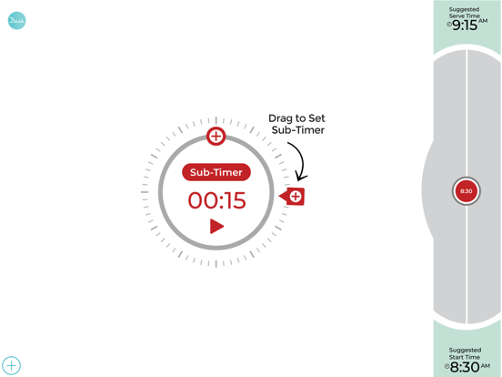 Dash - Visual Cooking Timer iPad screenshot 6 - Food & Drink app
