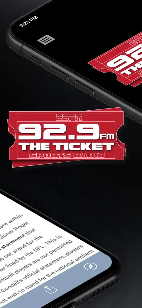 92.9 The Ticket (WEZQ)