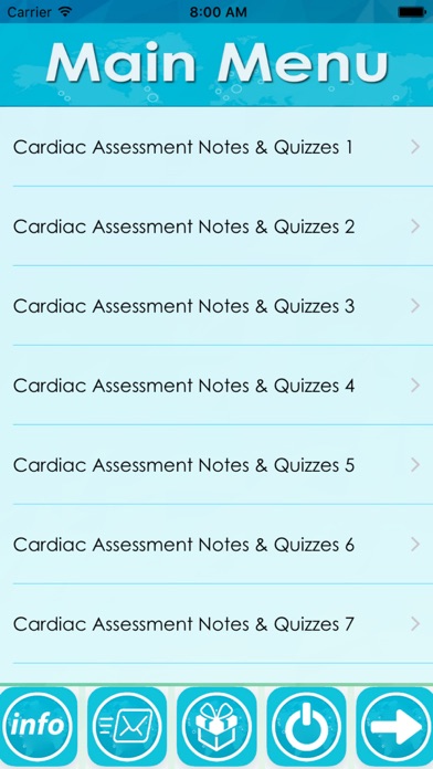 How to cancel & delete Cardiac Assessment Exam Review from iphone & ipad 1