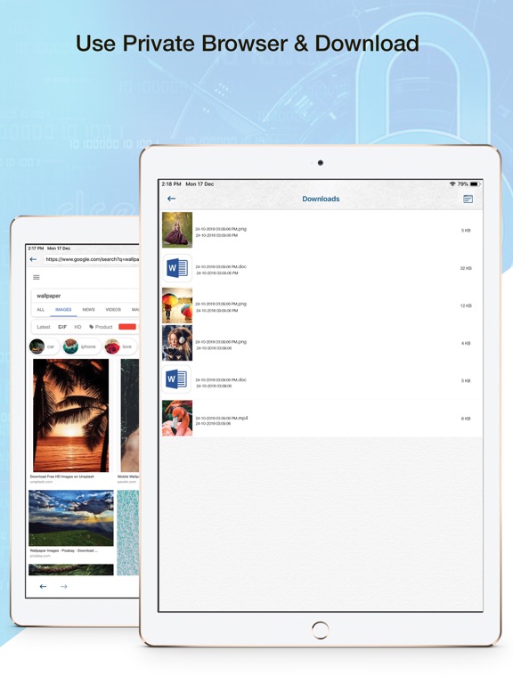 Photo Vault - Hide Photos Lite iPad screenshot 4 - Photo & Video app