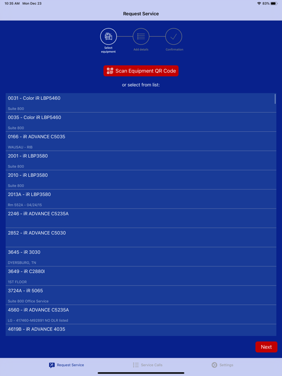 myGFC iPad screenshot 3 - Business app