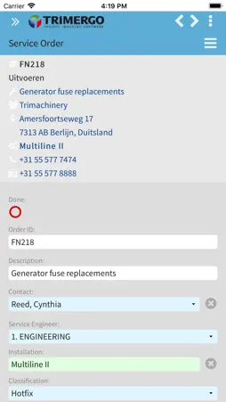 Trimergo Mobile screenshot 3