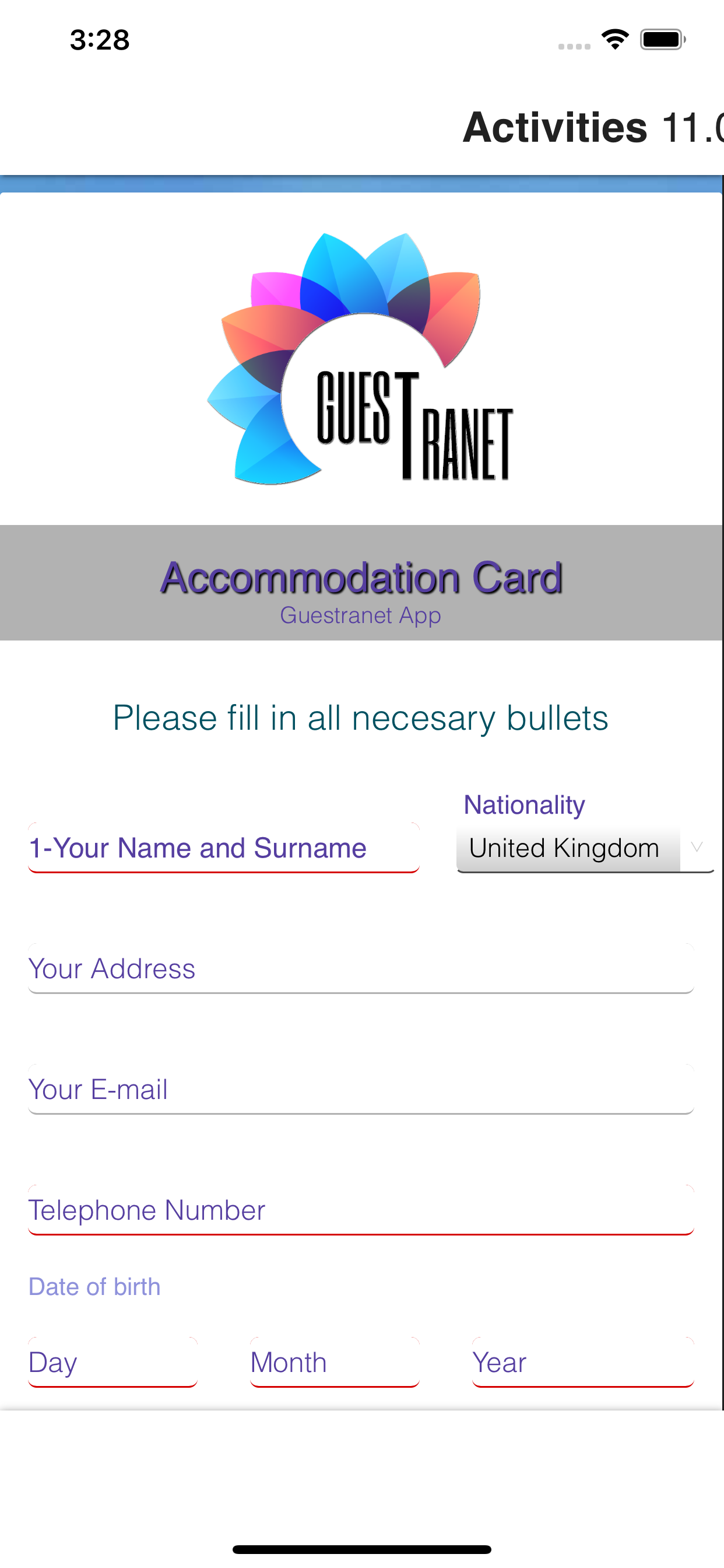 Guestranet Hotel Application screenshot 3