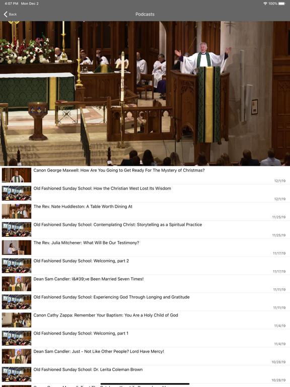 The Cathedral of St. Philip iPad screenshot 2 - Lifestyle app
