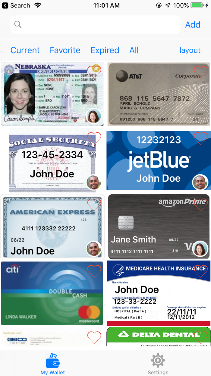 My Wallet Uncluttered