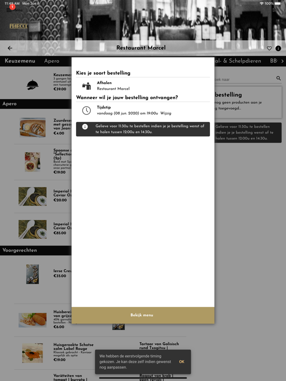 Screenshot #6 pour Restaurant Marcel