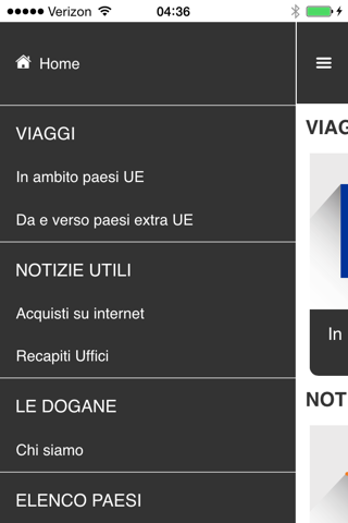 Dogane italiane screenshot 2