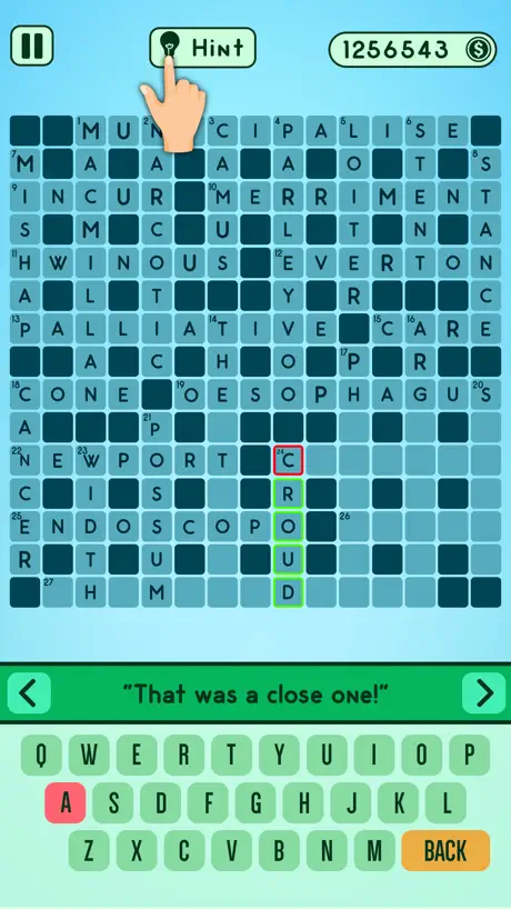 Cross Word Puzzle Master Fill