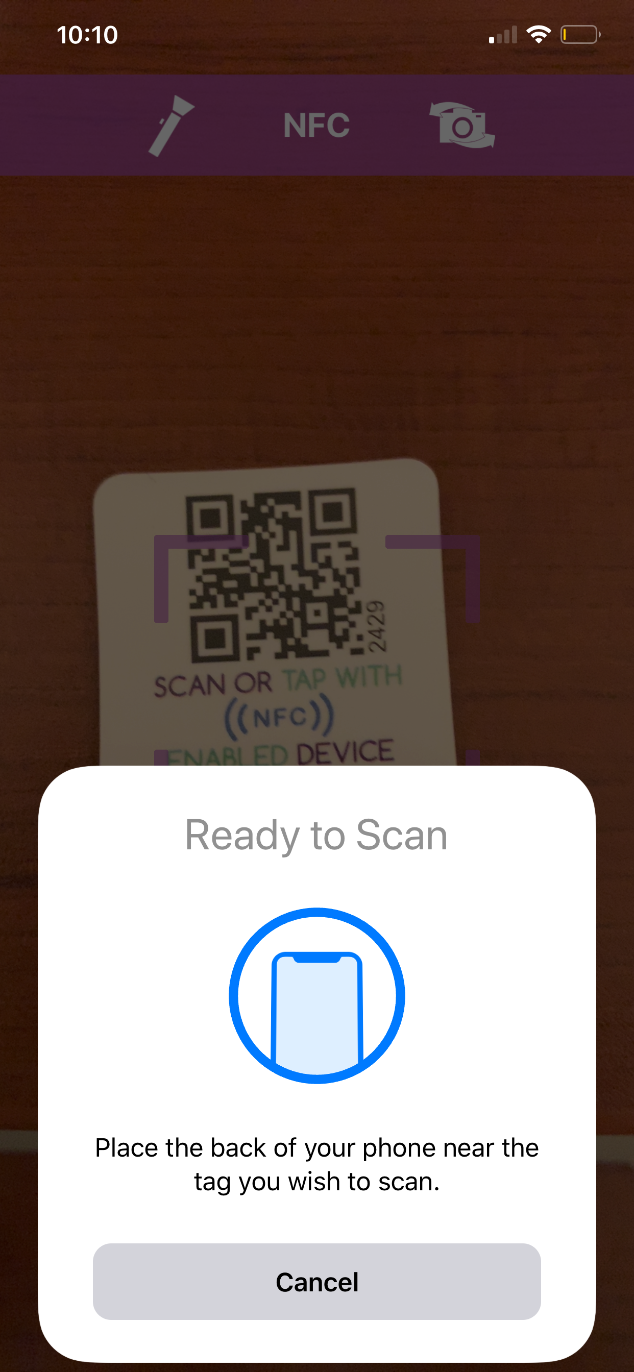 NFC/QR Reader - Tap Tag Tech screenshot 4