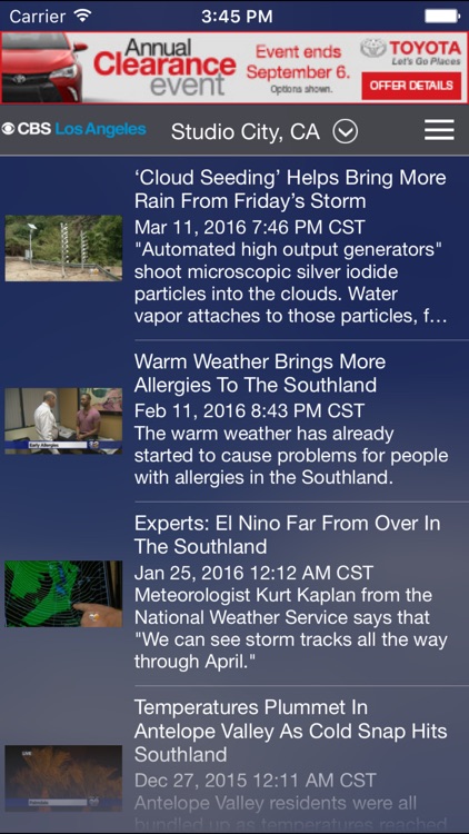 CBS LA Weather screenshot-4