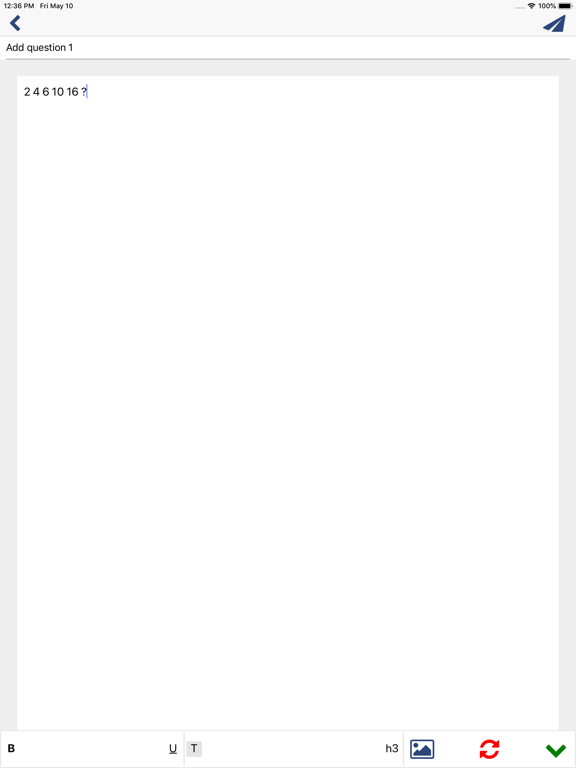 Max Aptitude iPad screenshot