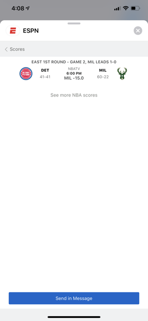 ?ESPN: Live Sports & Scores Screenshot
