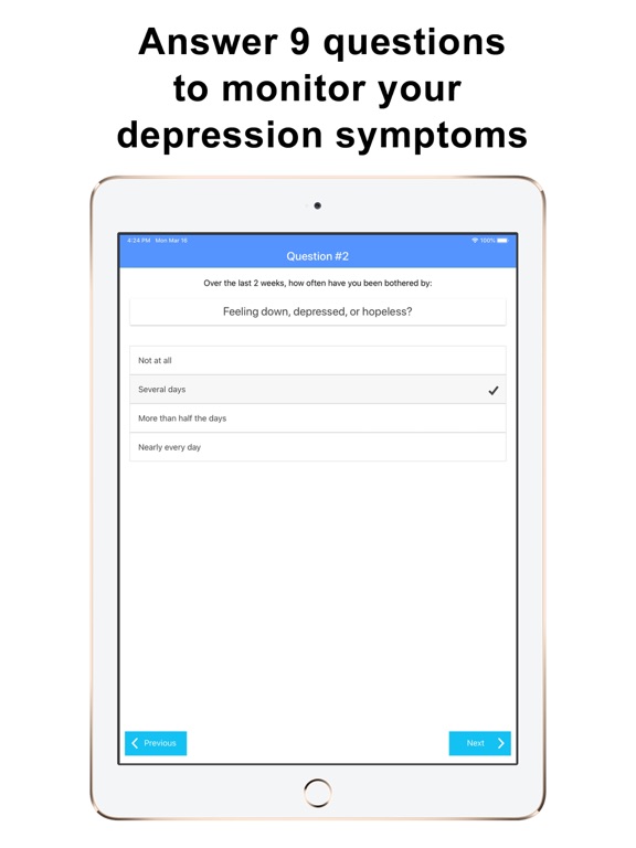 Screenshot #5 pour Derail Depression - PHQ-9 Tool