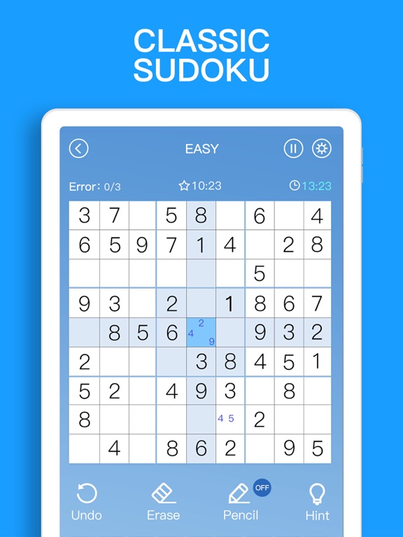 Screenshot #4 pour Sudoku - Classic Puzzles