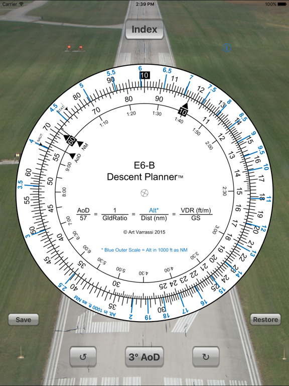 Screenshot #6 pour E6B Descent Planner