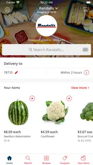 How to cancel & delete randalls rush delivery 1