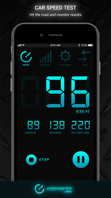 Speedometer PRO HUDのおすすめ画像1