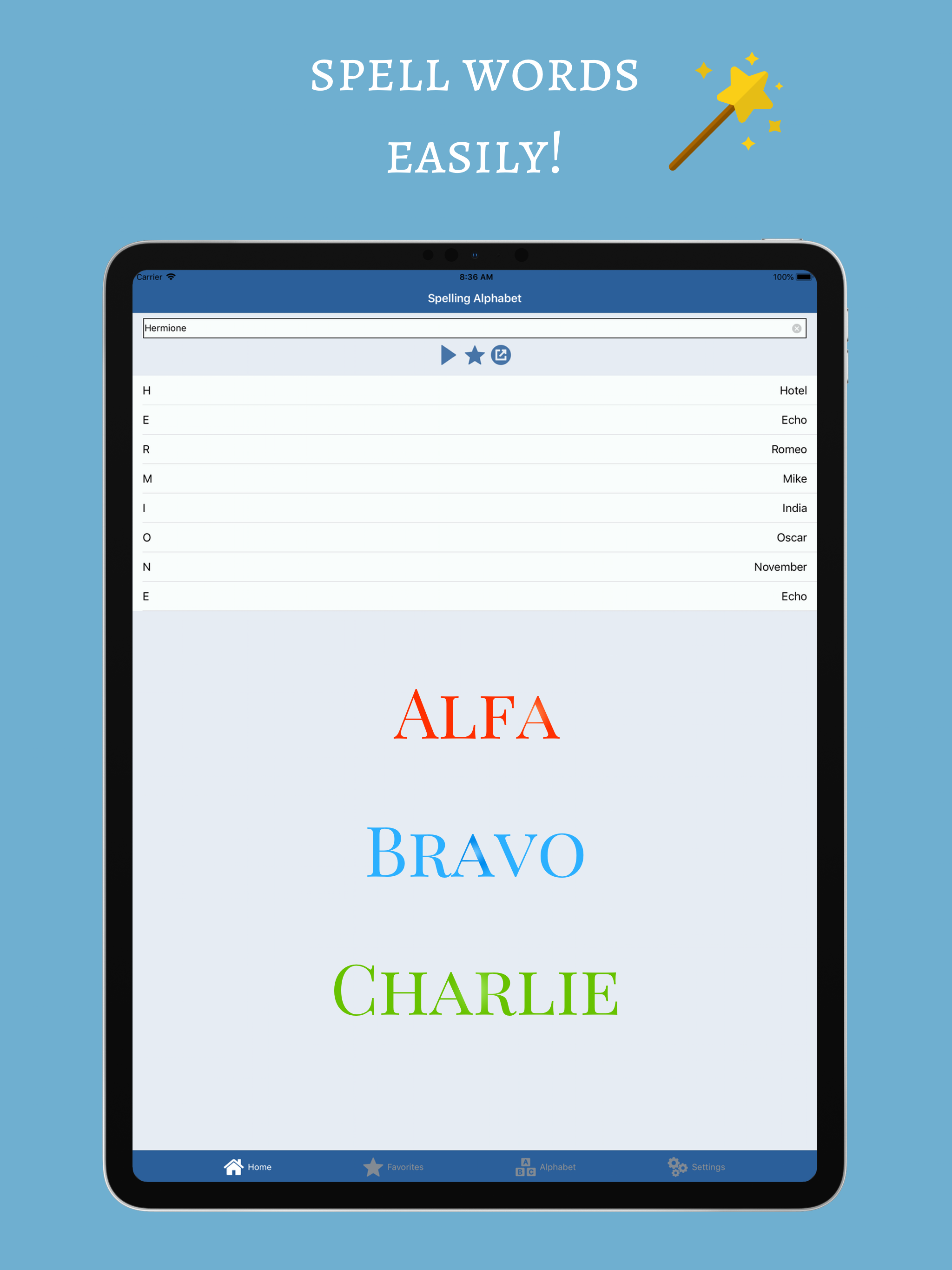 NATO Phonetic Alphabet screenshot 7