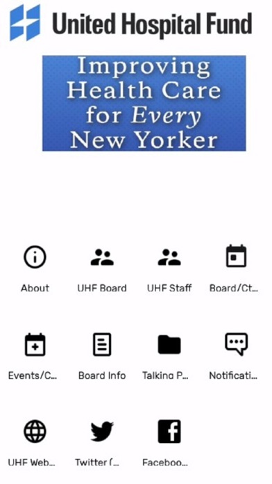 Screenshot #1 pour United Hospital Fund App