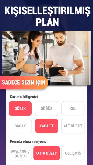 Yağ Yakan Egzersizler, Fitness iPhone Ekran Görüntüsü 5