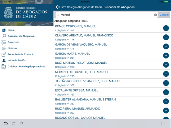 Screenshot #5 pour Il. Colegio de Abogados Cadiz