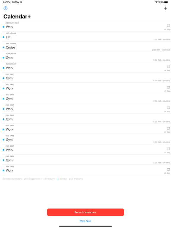 Screenshot #6 pour Calendar+ Widget