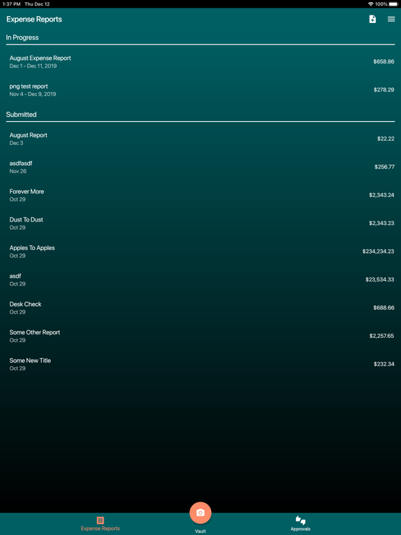 4ccounting iPad screenshot 4 - Business app