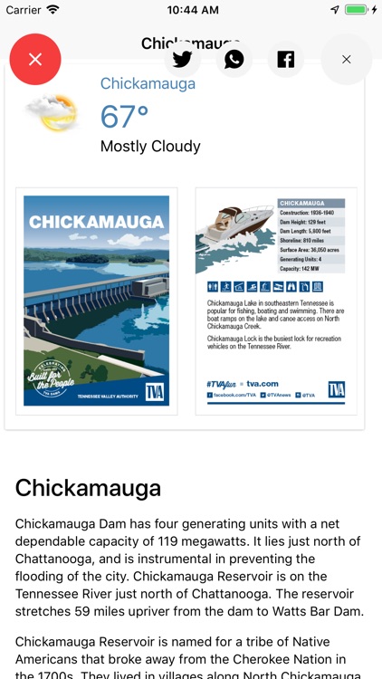 TVA Lake Info screenshot-3