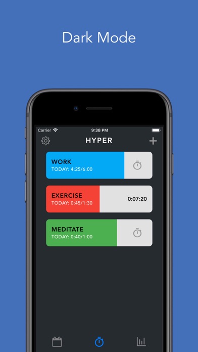 Hyper - Focus Time Tracker iPhone screenshot 8 - Productivity app
