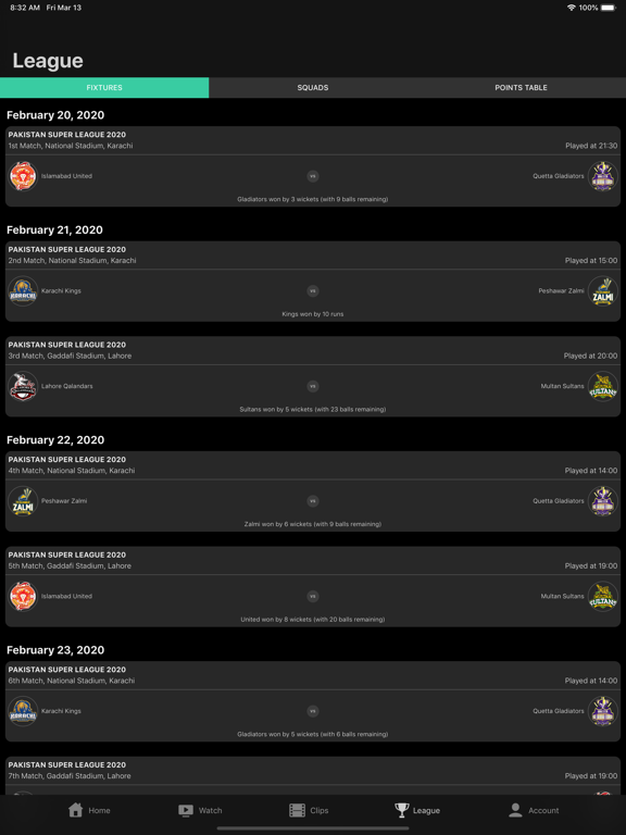 Screenshot #6 pour B Sports - PSL 2020 LIVE