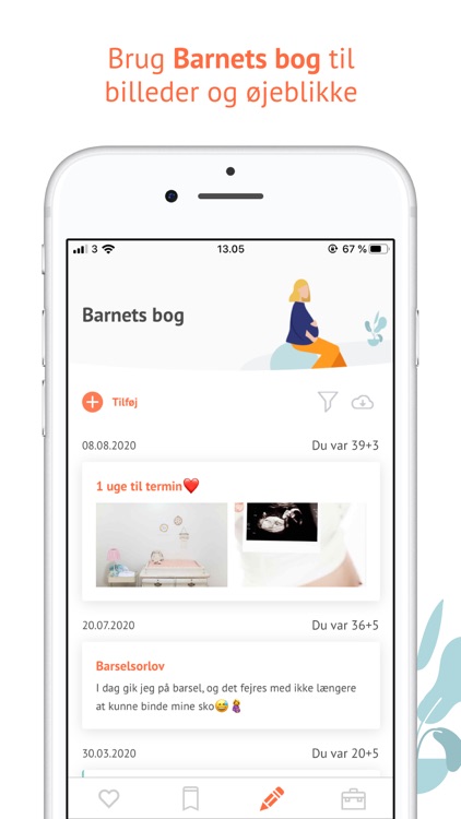 Gravid – følg udviklingen