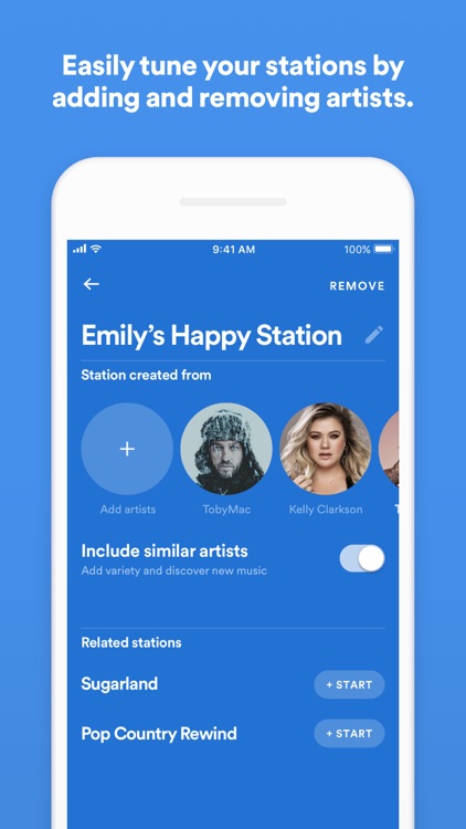 Spotify Stations: Stream radio screenshot-4