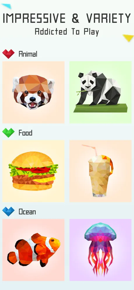 Poly Book: Puzzle Art Coloring