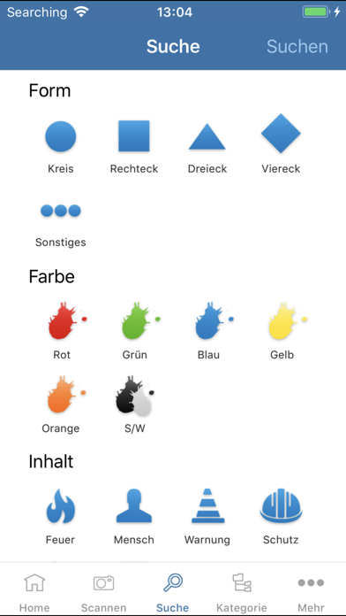 Zeichen der Sicherheit Screenshot