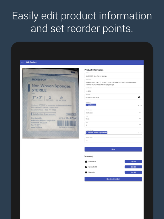 Curative iPad screenshot 2 - Business app