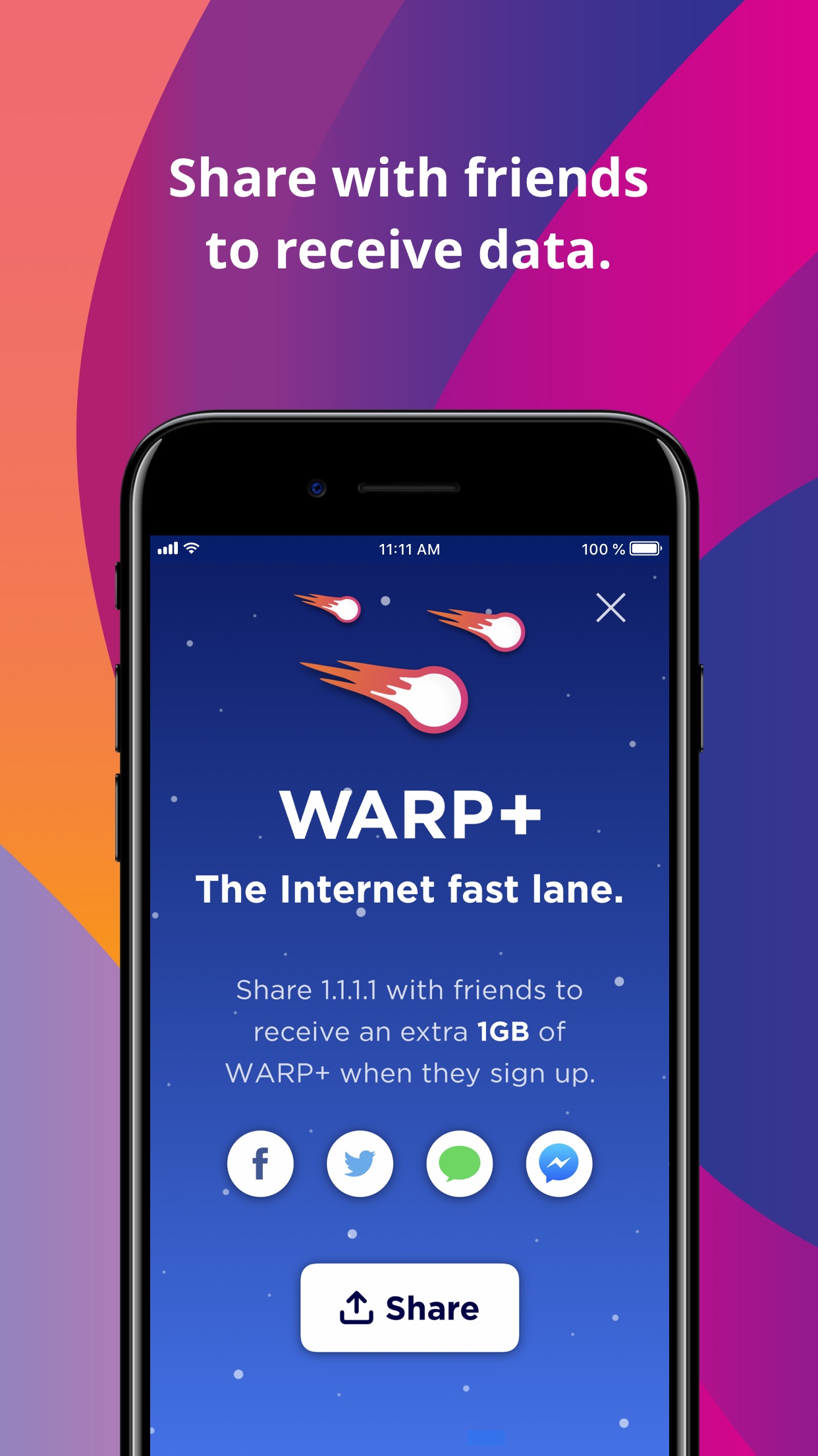 Screenshot 4 of 1.1.1.1: Faster Internet