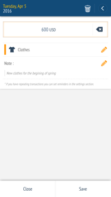 Expense manager -Money tracker screenshot