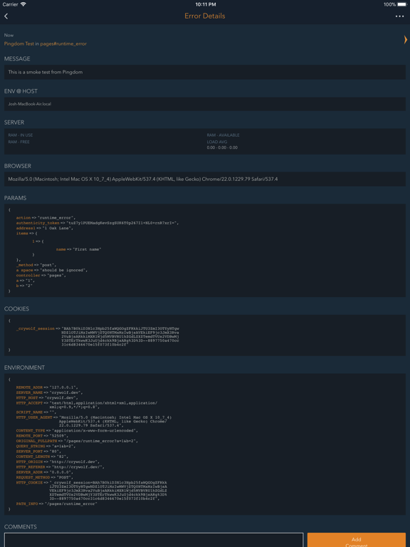 Screenshot #5 pour Honeybadger Mobile