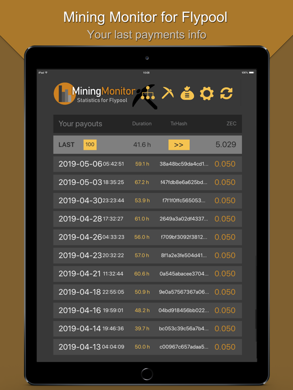 Screenshot #6 pour Monitor for Flypool
