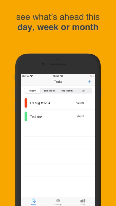 Screenshot #2 pour Prioritastic, smarter todo app