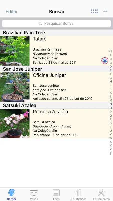 Álbum Bonsai screenshot 1 of 5