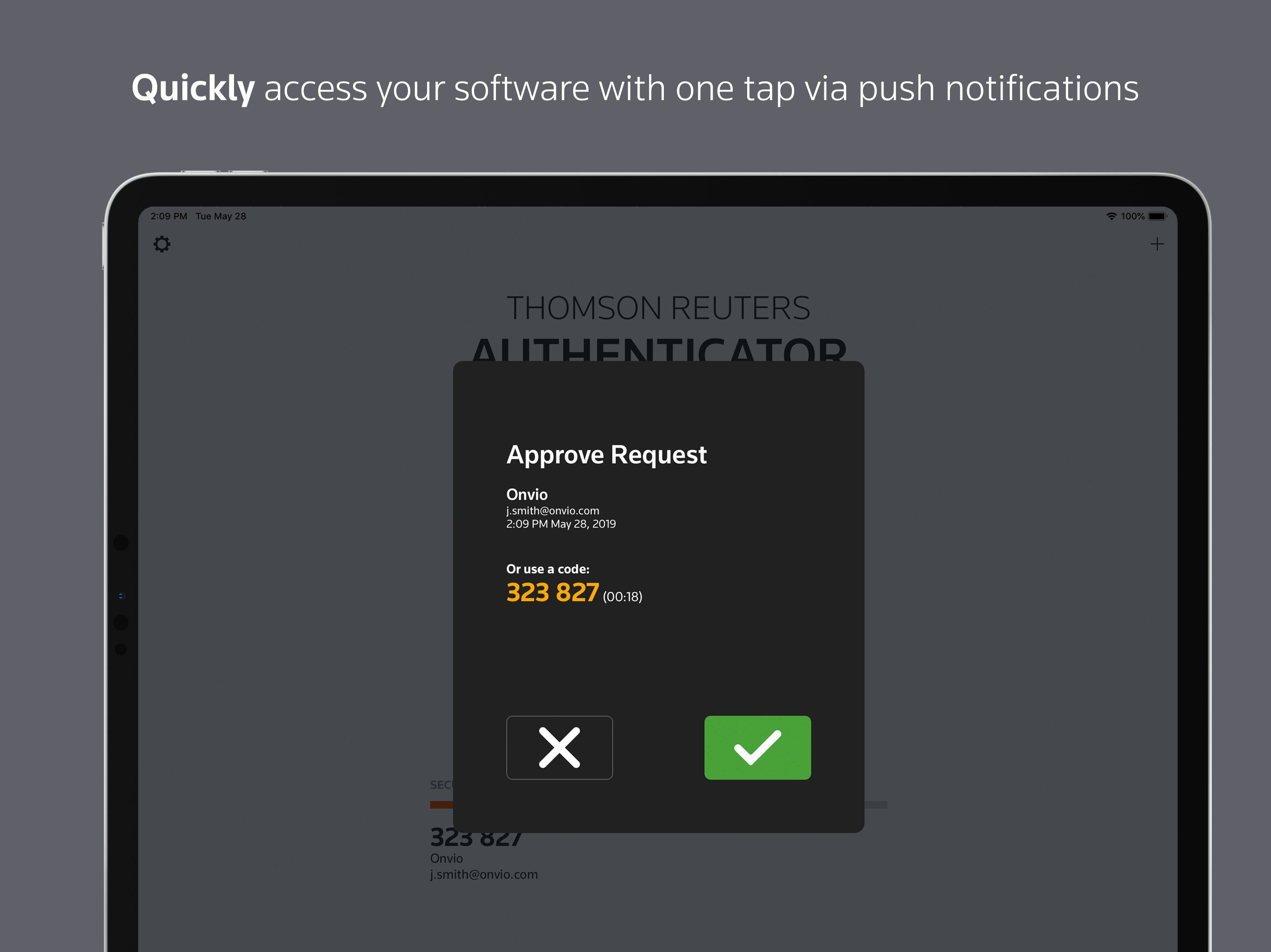 Thomson Reuters Authenticator