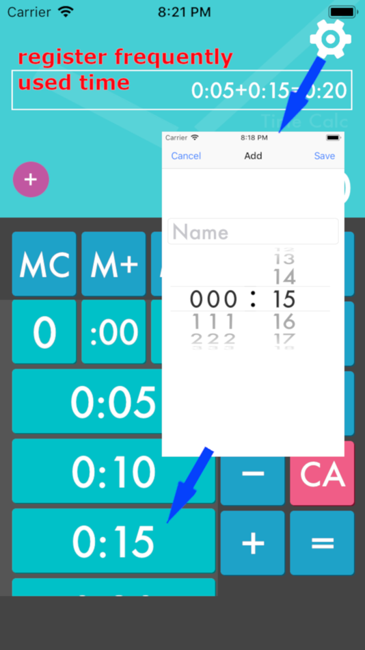 #4. Time:Calc+ (iOS) Podle: IT plus.co.,Ltd.