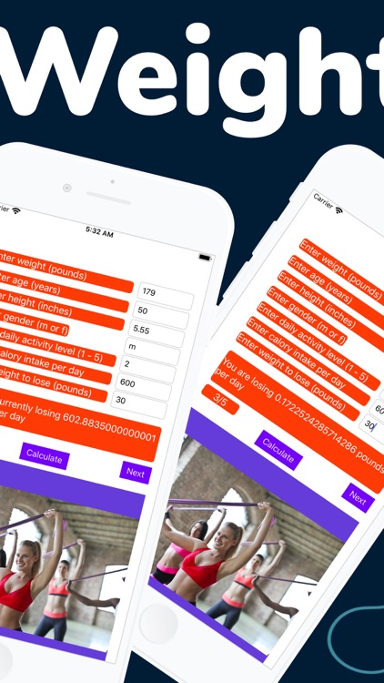 Fast Weight Loss Calculator