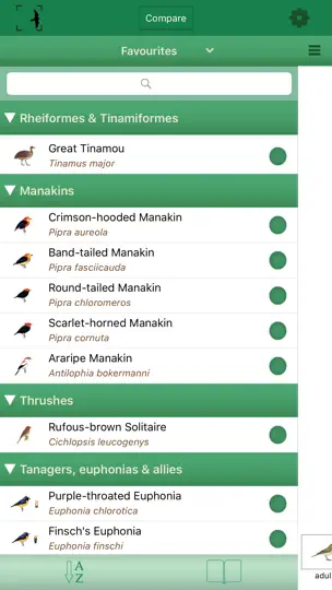 Capture d'écran de Birds Of Brazil sur iPhone 4
