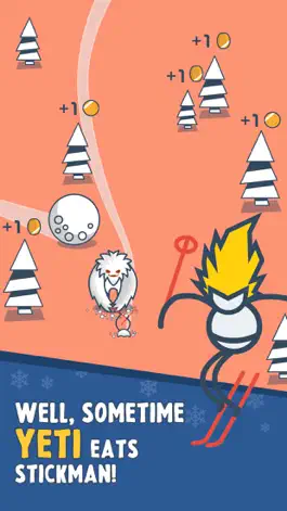 Game screenshot Stickman Ski - winter sports apk