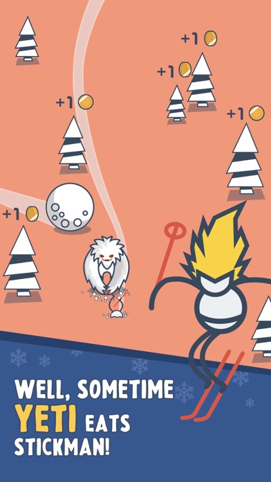 Screenshot #2 pour Stickman Ski - winter sports