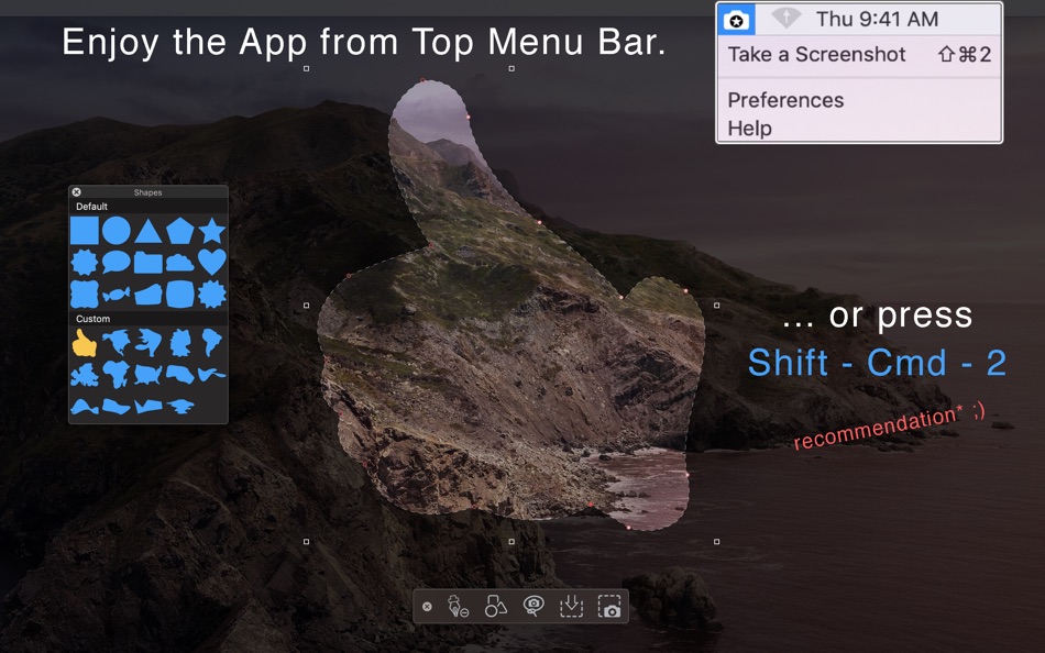 #1. Screenshaper - Top Screenshots (macOS) 由: Apso MB