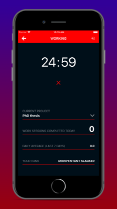 Productivity Challenge Timer screenshot 1